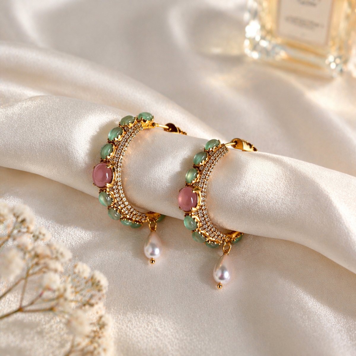 Manya hoop earrings