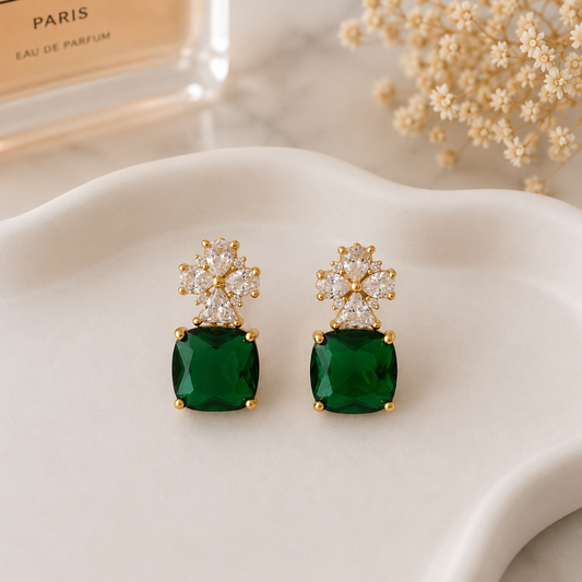 Kim green studs