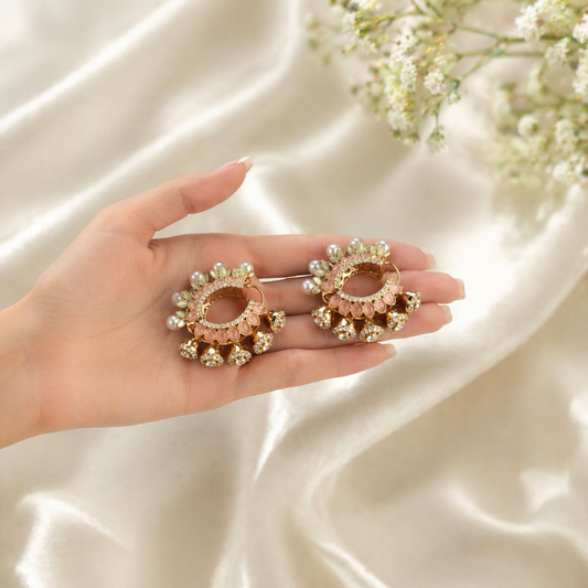 Amina hoop earrings