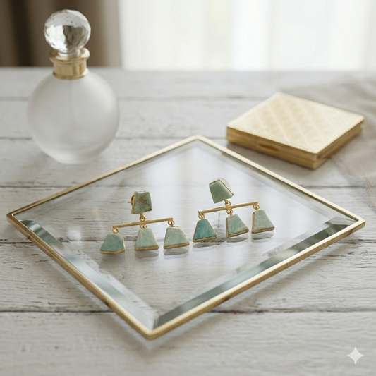 Tani mint earrings