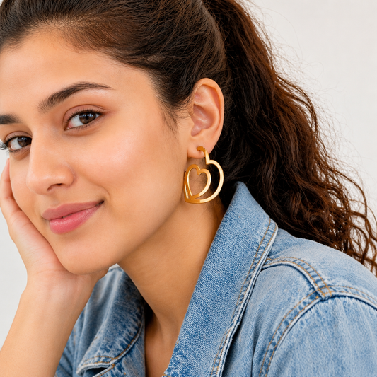 Mai Heart earrings