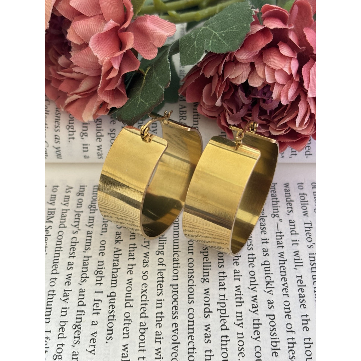 Bold gold hoops