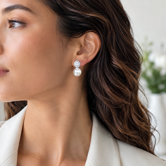Poise Pearl Silver Drops