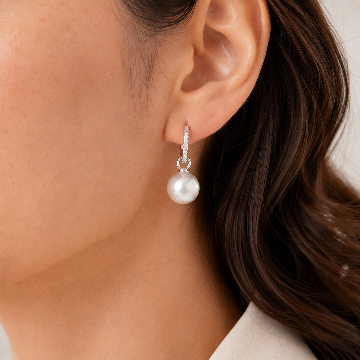Lulu Pearl Silver drops