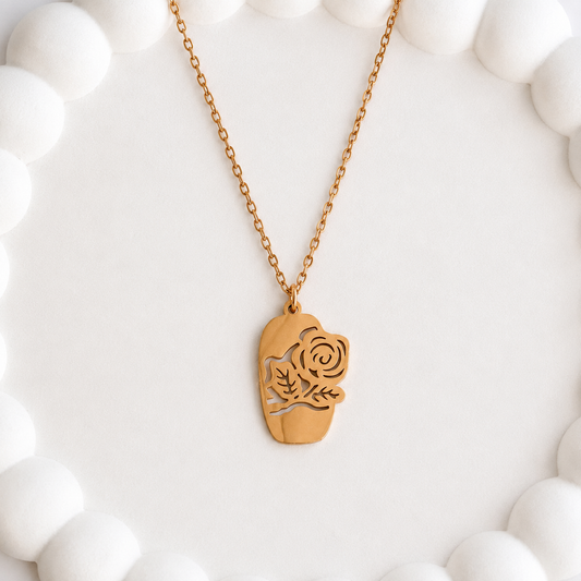 Rose necklace