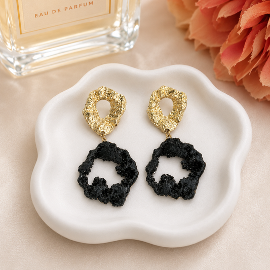 Midnight bloom danglers