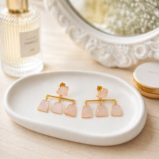 Tani quartz earrings