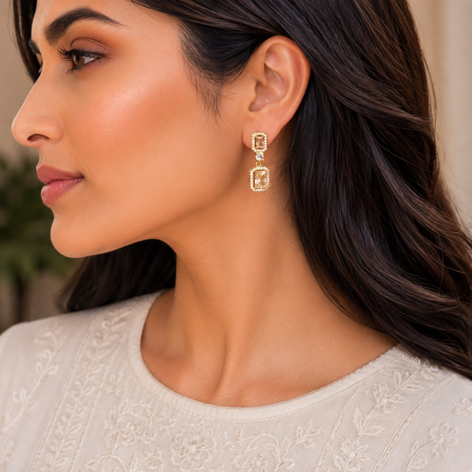 Diana champagne mini danglers
