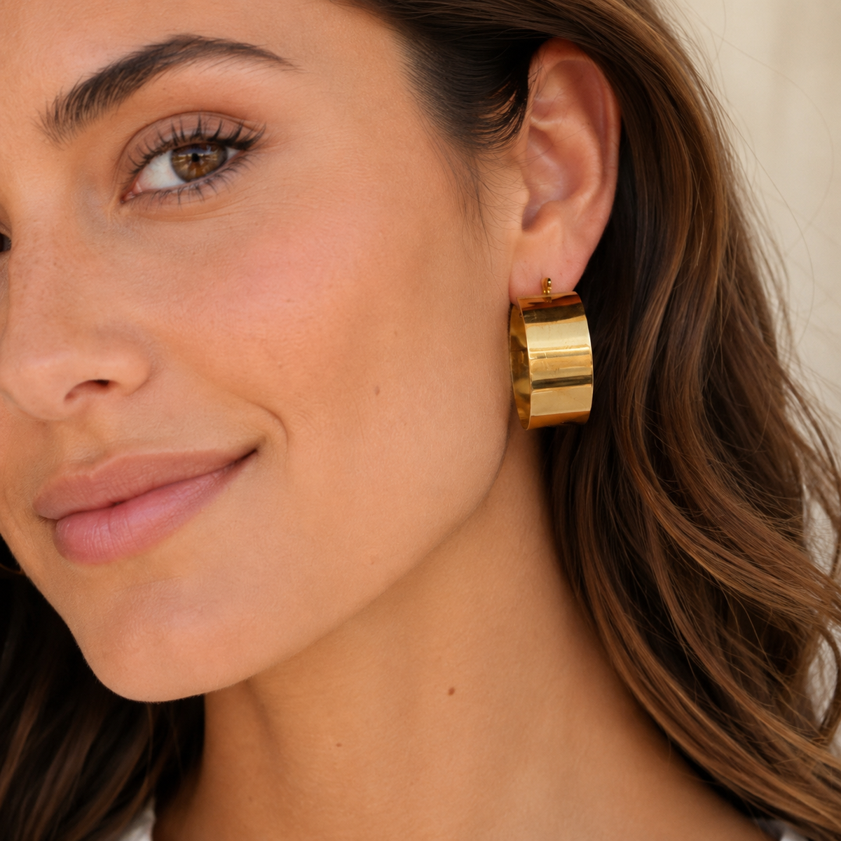 Bold gold hoops