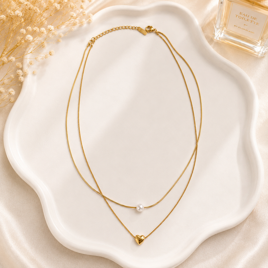 Friends layered necklace