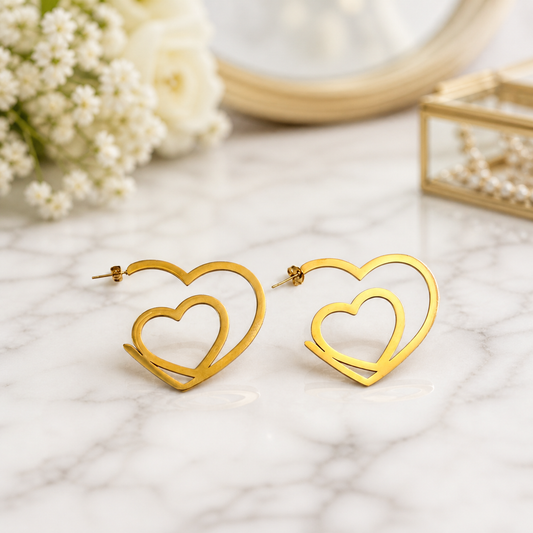 Mai Heart earrings