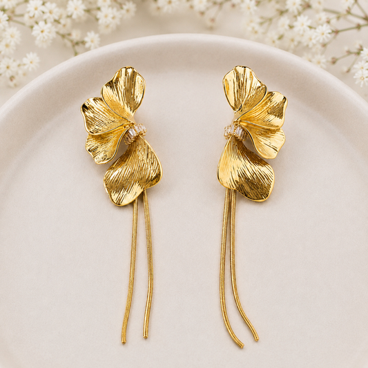 Fay petal earrings