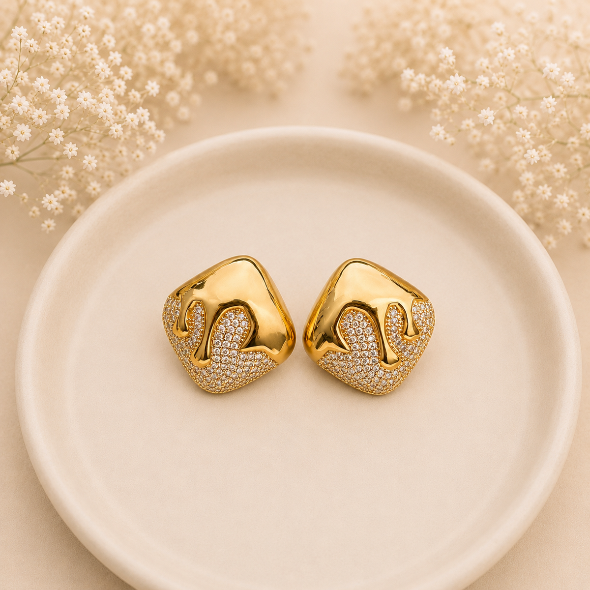 Golden melt studs