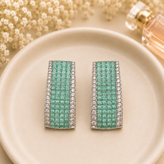 Mint luxe hoops