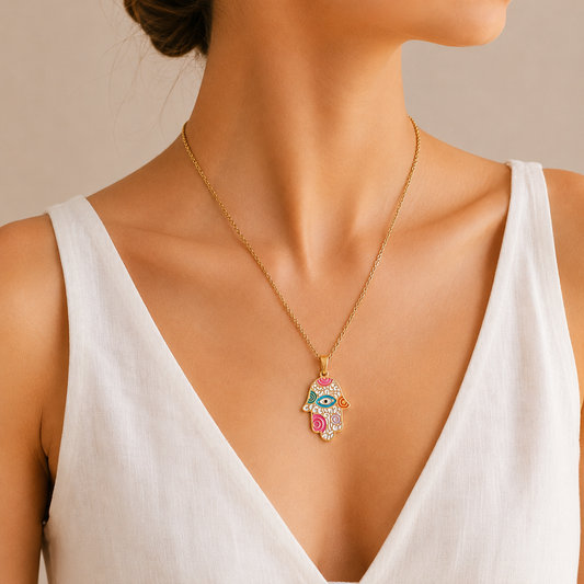 Happy vibes necklace
