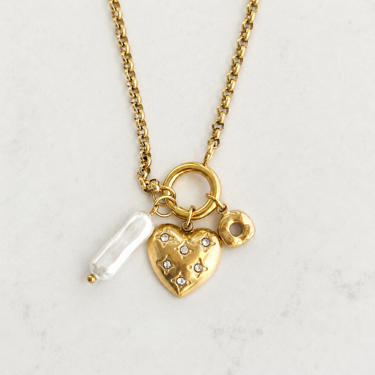 Heart treasure necklace