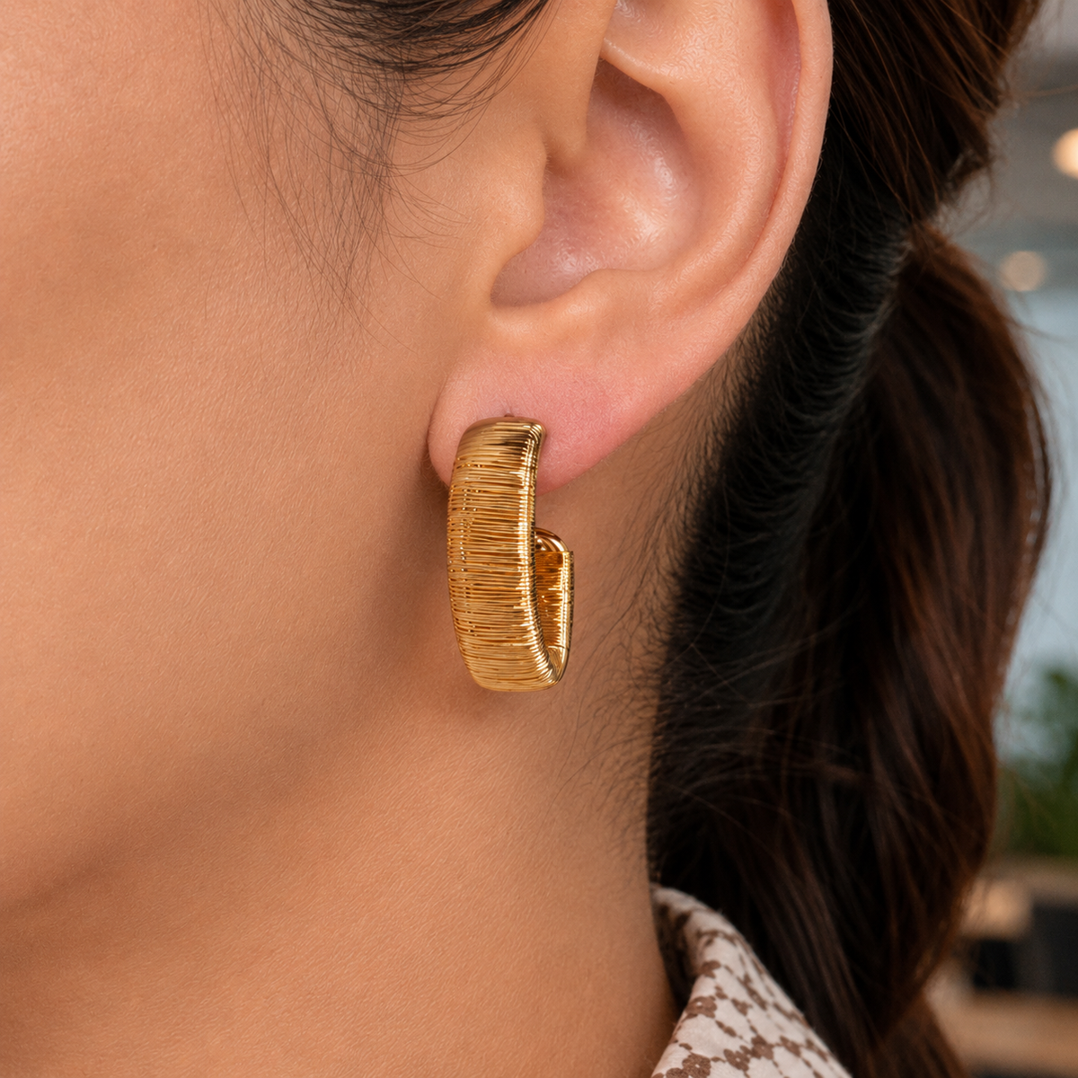 Delly gold hoops