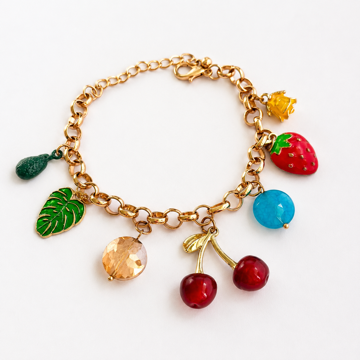 Cherry Charm Bracelet