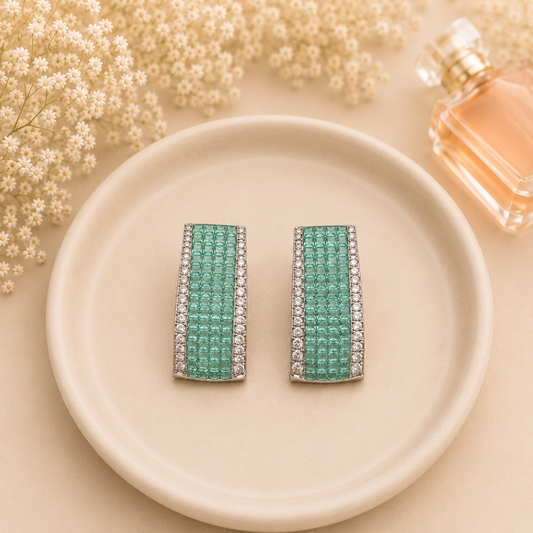Mint luxe hoops