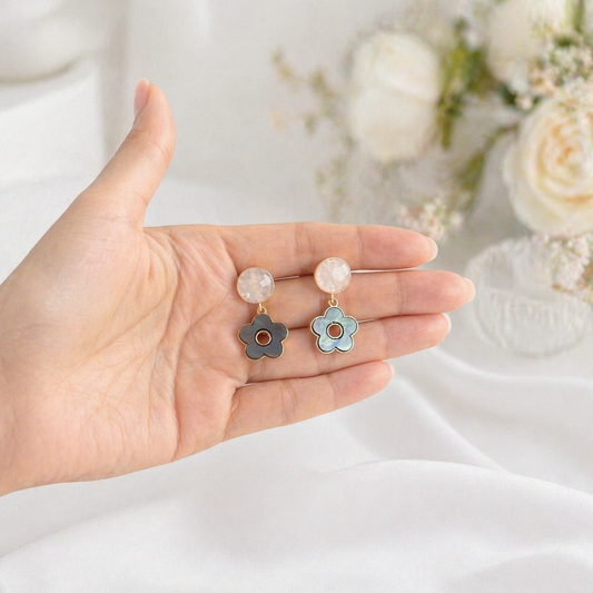 April quartz earrings
