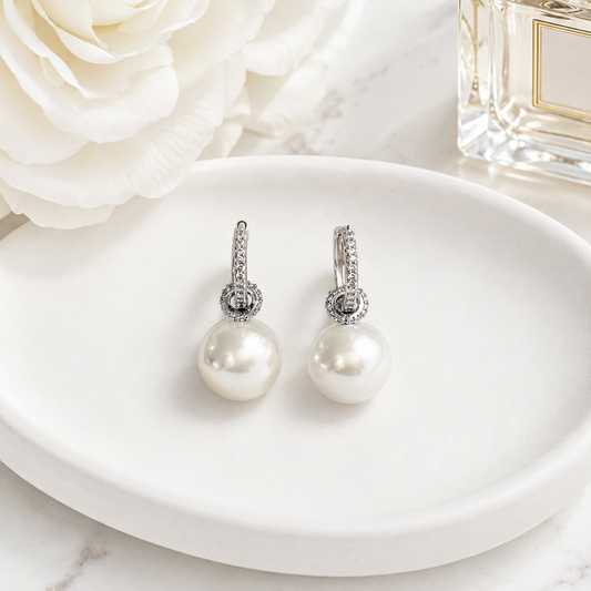 Lulu Pearl Silver drops