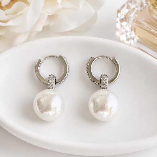 Lulu Pearl Silver drops