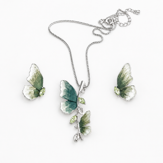Sage Serenade pendent set