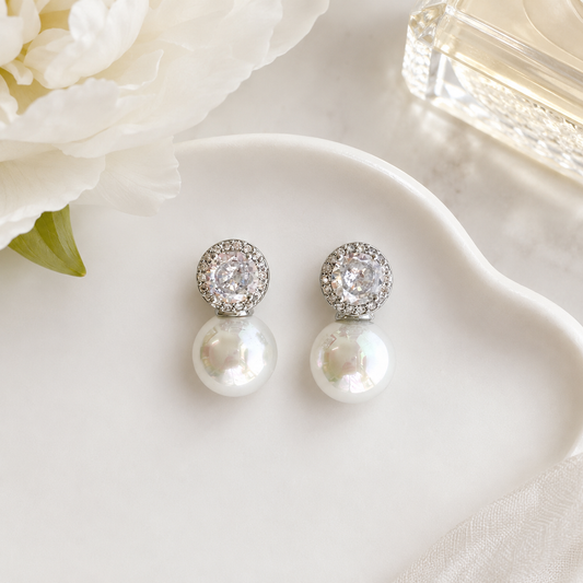 Poise Pearl Silver Drops