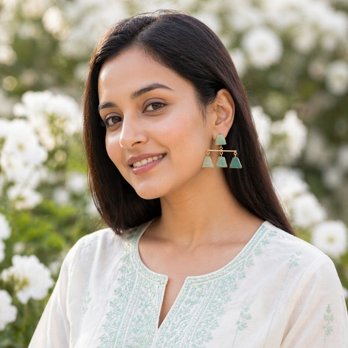 Tani mint earrings