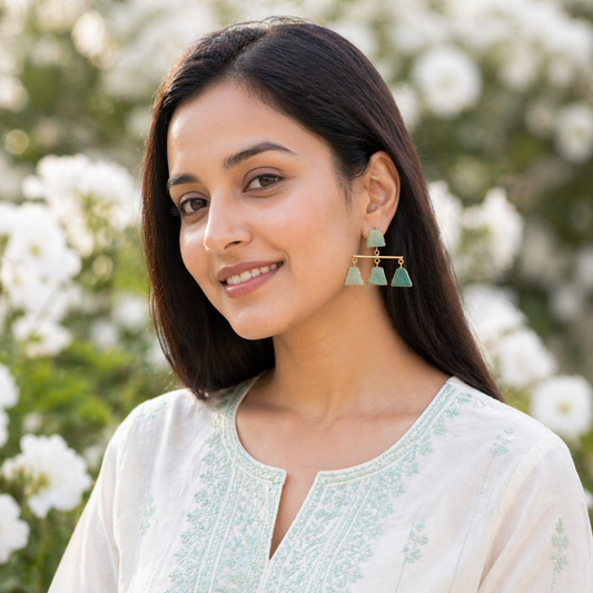 Tani mint earrings