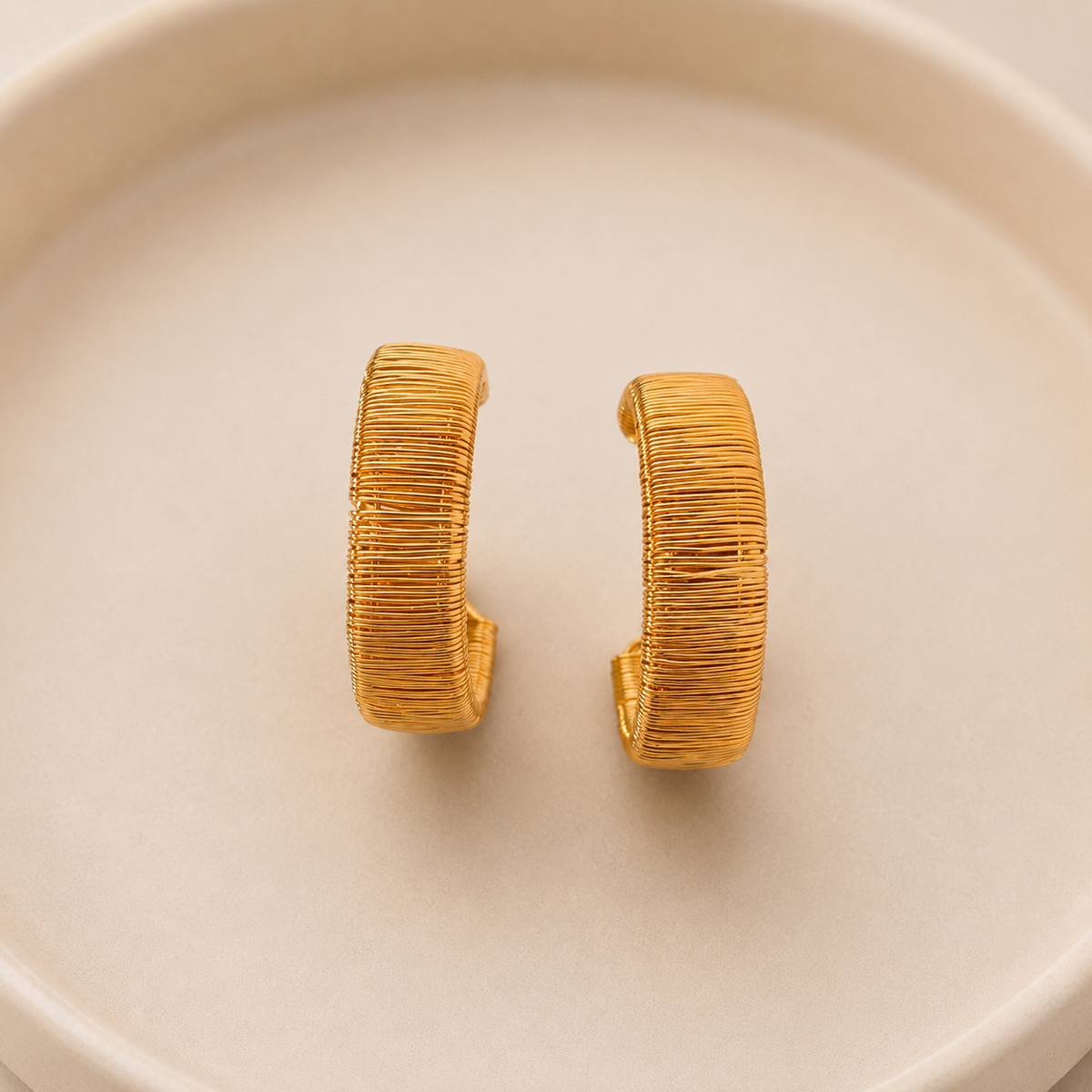 Delly gold hoops
