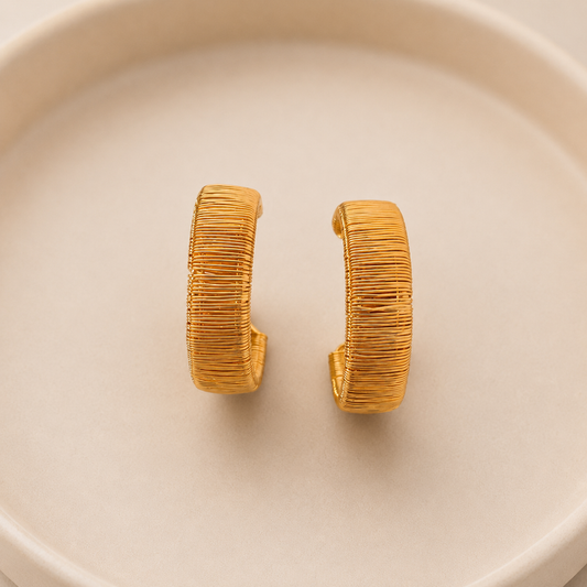 Delly gold hoops