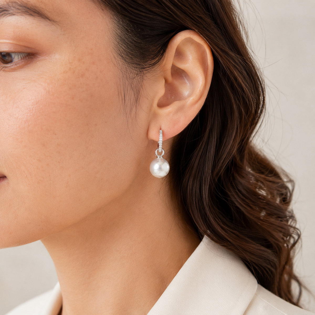 Lulu Pearl Silver drops