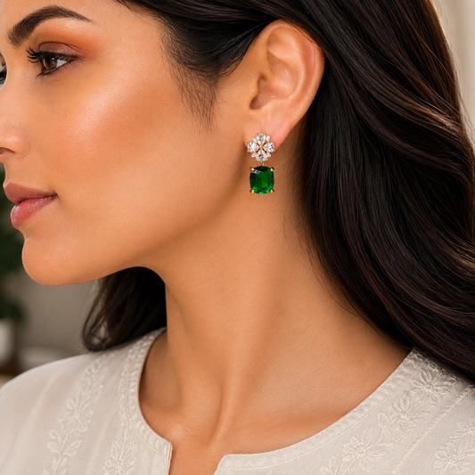 Kim green studs