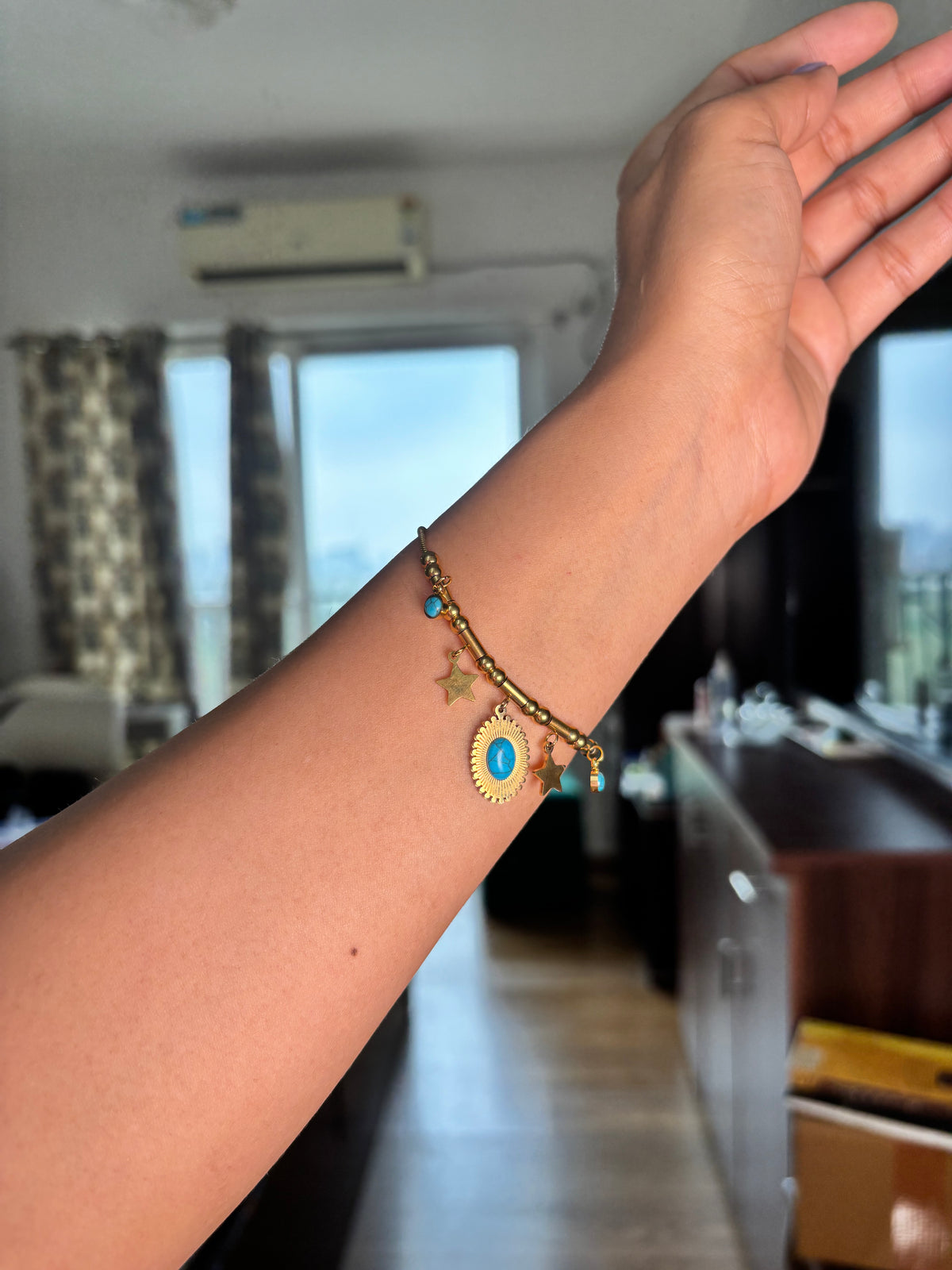 Turquoise charm Bracelet