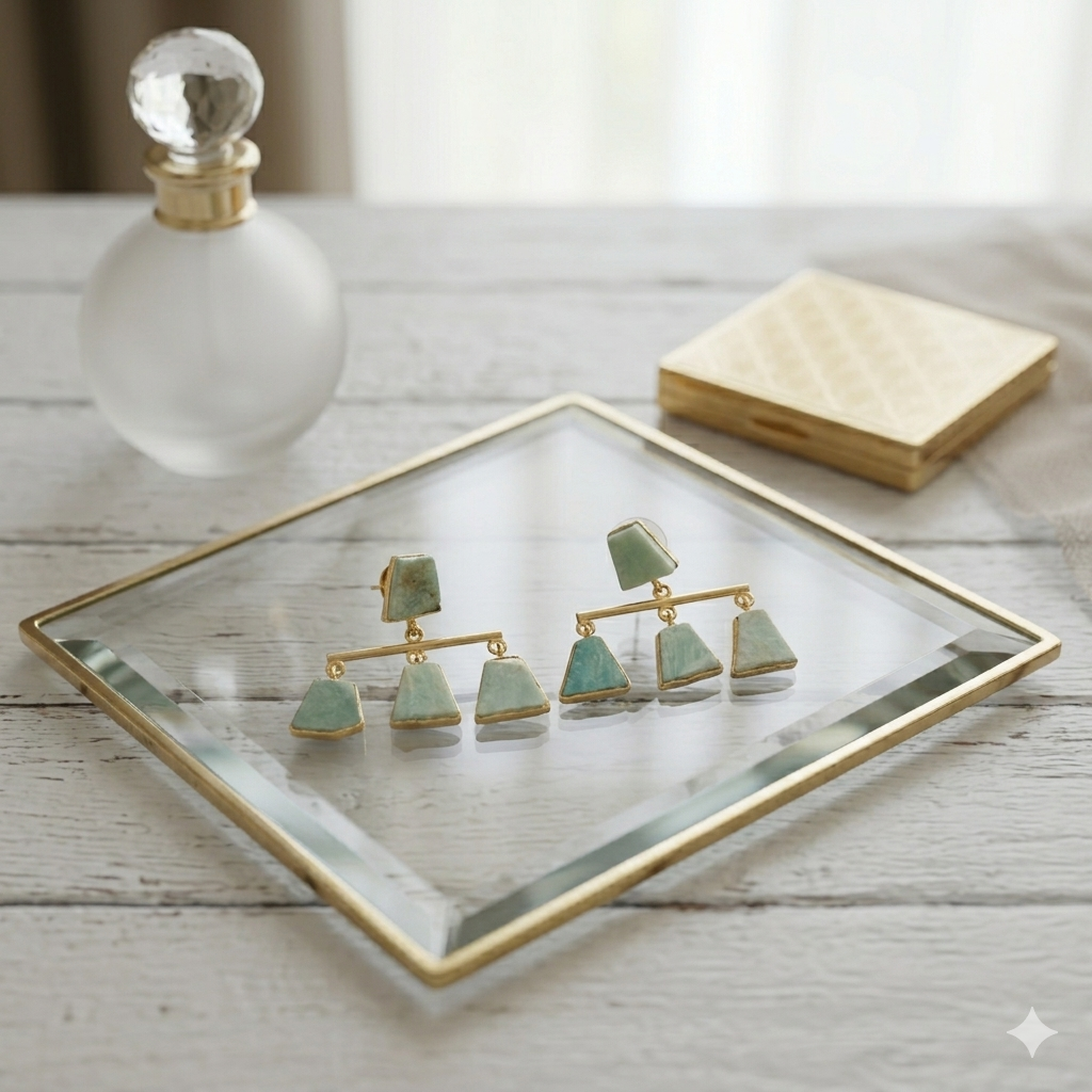 Tani mint earrings