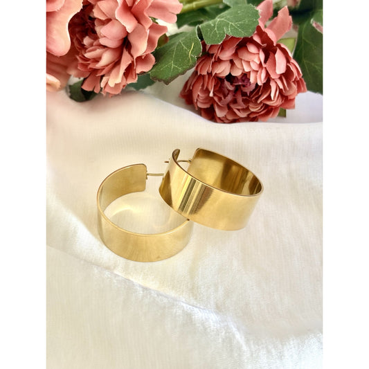 Bold gold hoops
