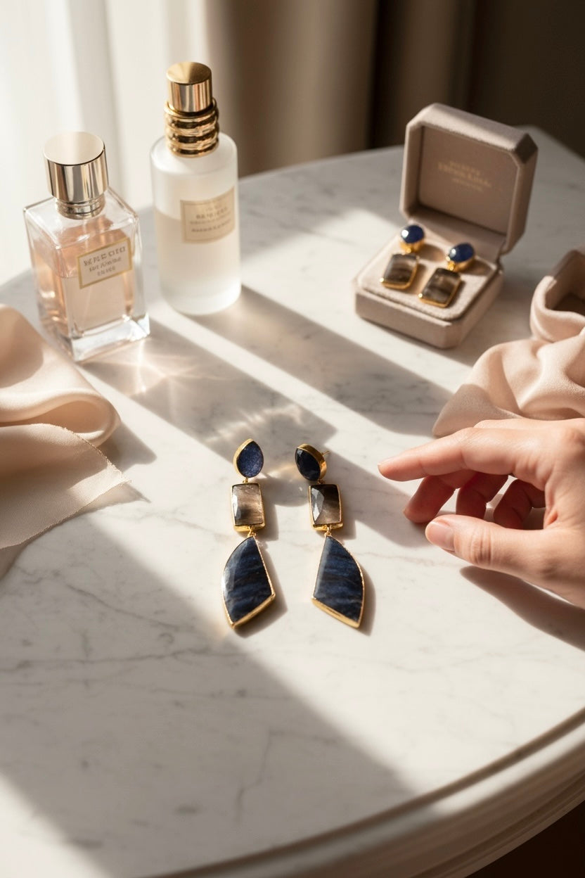 Shenaaz stone Earrings