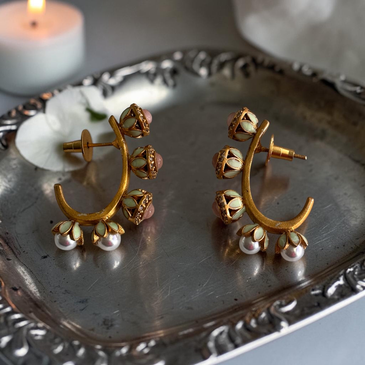 Tulip earrings
